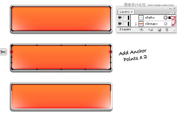 ai制作立體按鈕