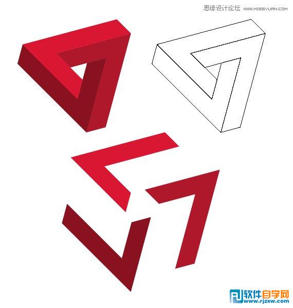 illustrator畫三角形