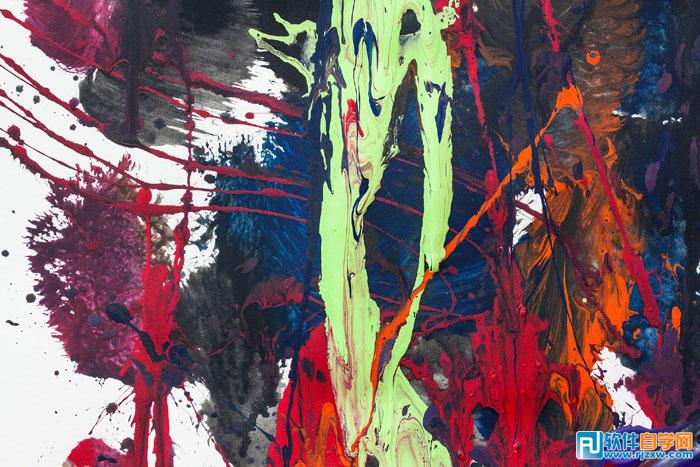 photoshop噴濺效果的運動鞋