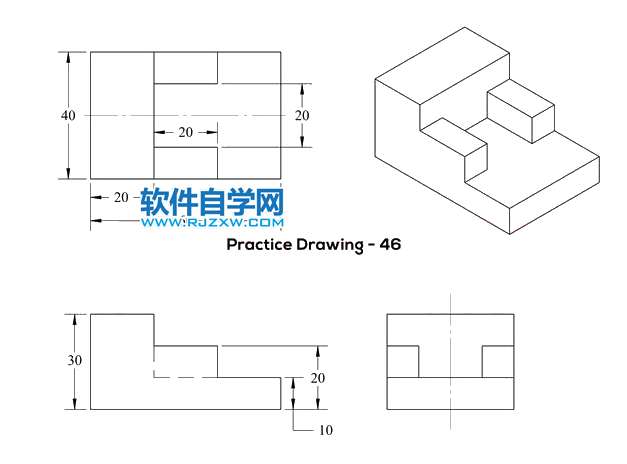 solidworks前視與上視基準(zhǔn)面拉伸切除畫圖