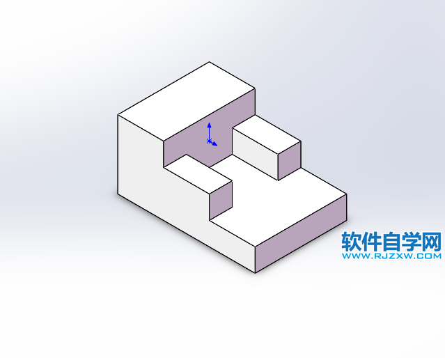 solidworks前視與上視基準(zhǔn)面拉伸切除畫圖