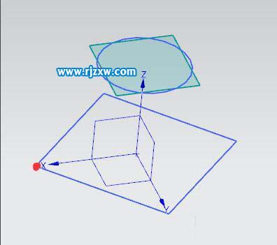 用UG直紋或是掃掠繪制上圓下方的圖形