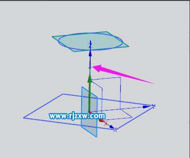 用UG直紋或是掃掠繪制上圓下方的圖形