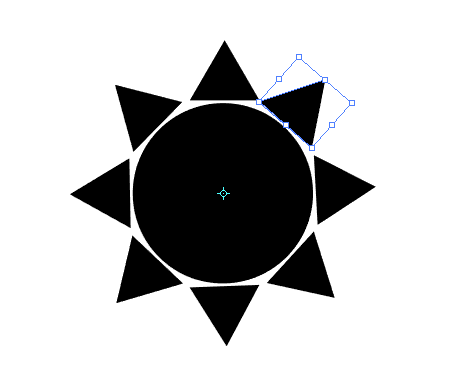 光燈照射圖標ai繪制教程