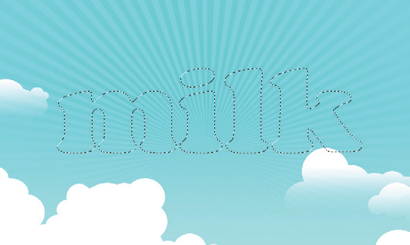 PS奶牛圖案字制作