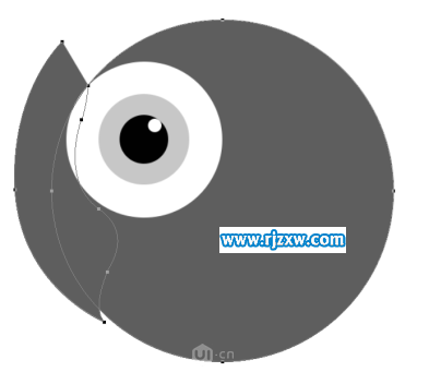 呆萌小貓頭鷹用PS怎么繪制