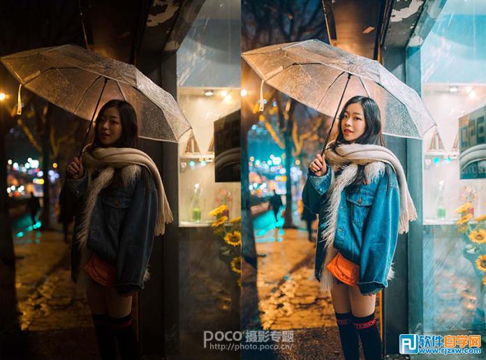 PS如何調(diào)亮夜景曝光不足的人像照片