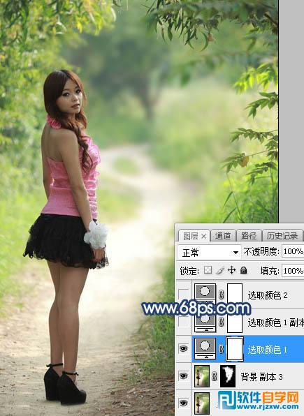 photoshop逆光后期處理