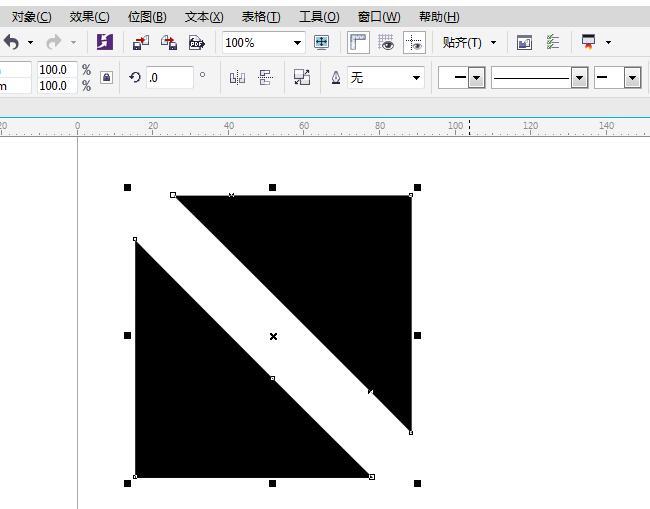 CoreldrawX7圓角怎么變直角