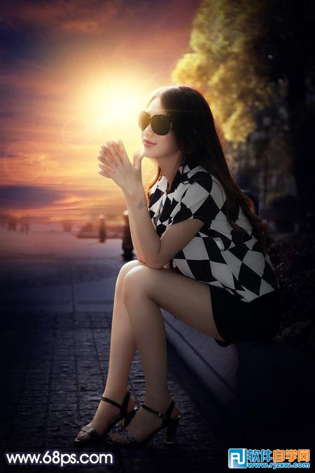 秋季唯美圖片調(diào)色處理