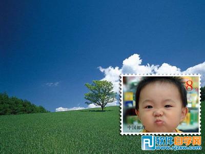 ps做郵票邊效果