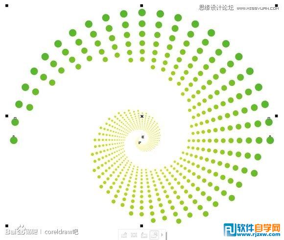 教你用CorelDraw設(shè)計(jì)漂亮圓點(diǎn)螺旋狀效果
