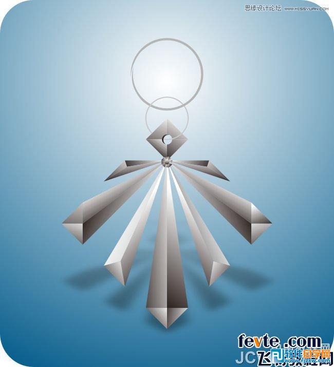 教你用CorelDraw設計立體感超強的吊墜