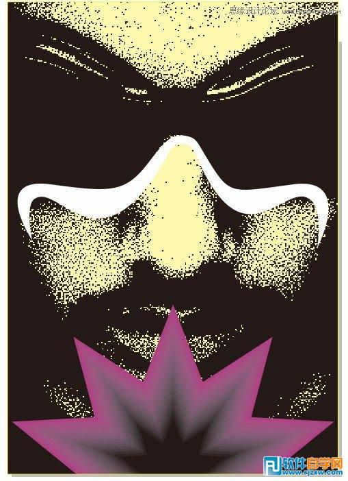 CorelDRAW X6設(shè)計(jì)黑社會(huì)酒吧海報(bào)封面