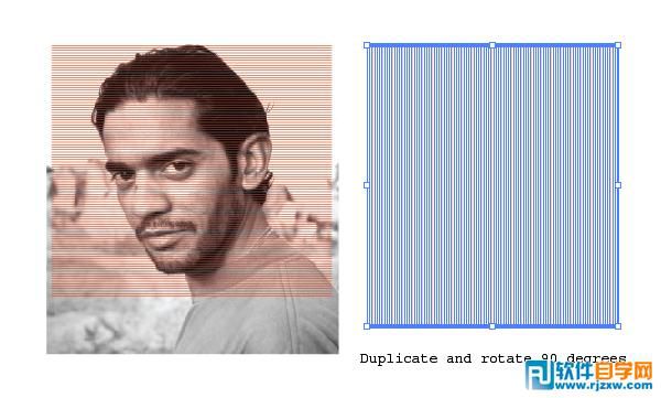 Illustrator CS6怎么把照片轉(zhuǎn)成抽象的線圖效果
