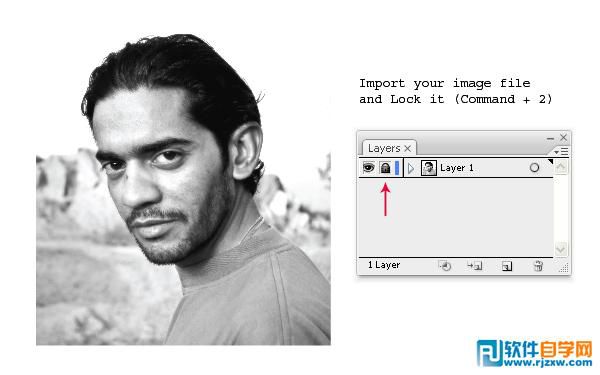 Illustrator CS6怎么把照片轉(zhuǎn)成抽象的線圖效果