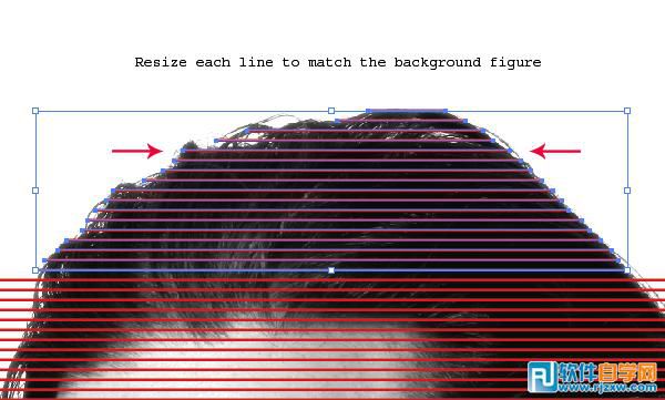 Illustrator CS6怎么把照片轉(zhuǎn)成抽象的線圖效果