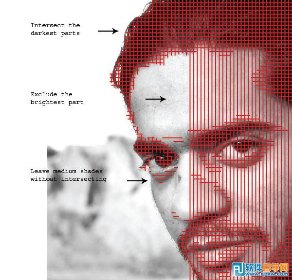 Illustrator CS6怎么把照片轉(zhuǎn)成抽象的線圖效果