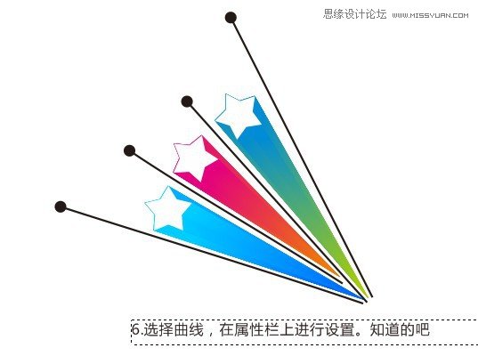 Coreldraw X7設計立體五角星