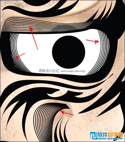 教你用Illustrator繪制衣服上的惡魔面具