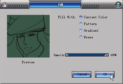 教你用Painter手繪粉筆畫風格時裝圖