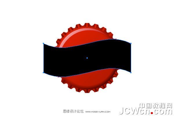 用Illustrator CS6教你怎么繪制可樂瓶蓋
