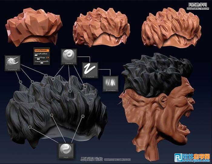 教你用3dsmax打造紅巨人浩克講解