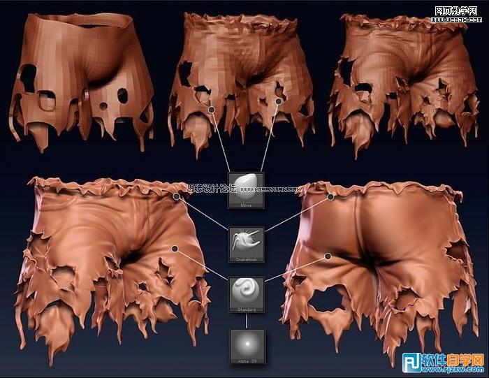教你用3dsmax打造紅巨人浩克講解