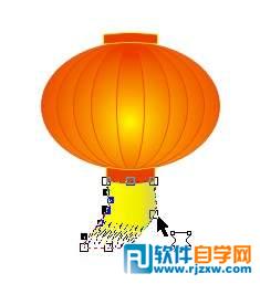 CorelDraw繪制新年大紅燈籠