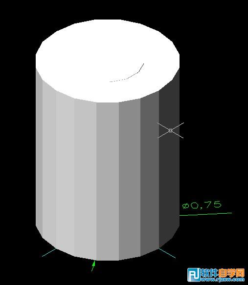 CAD教程：簡單教你繪制三維實體機械零件圖