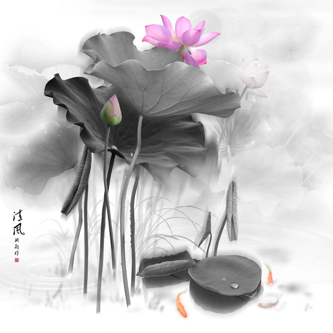 用PhotoShop把人物照片合成手繪水墨風(fēng)格畫實(shí)例教程