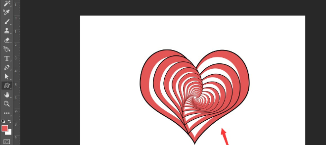ps圖片設計心形疊加效果方法介紹