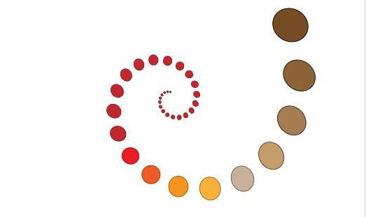 ai繪制彩色漸變螺旋圖標(biāo)步驟介紹