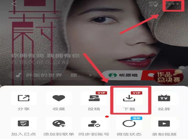 全民k歌的音頻怎么導(dǎo)出來
