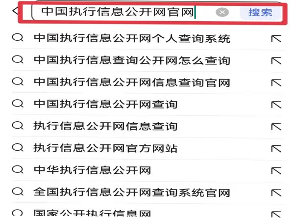中國執(zhí)行信息網(wǎng)怎么查